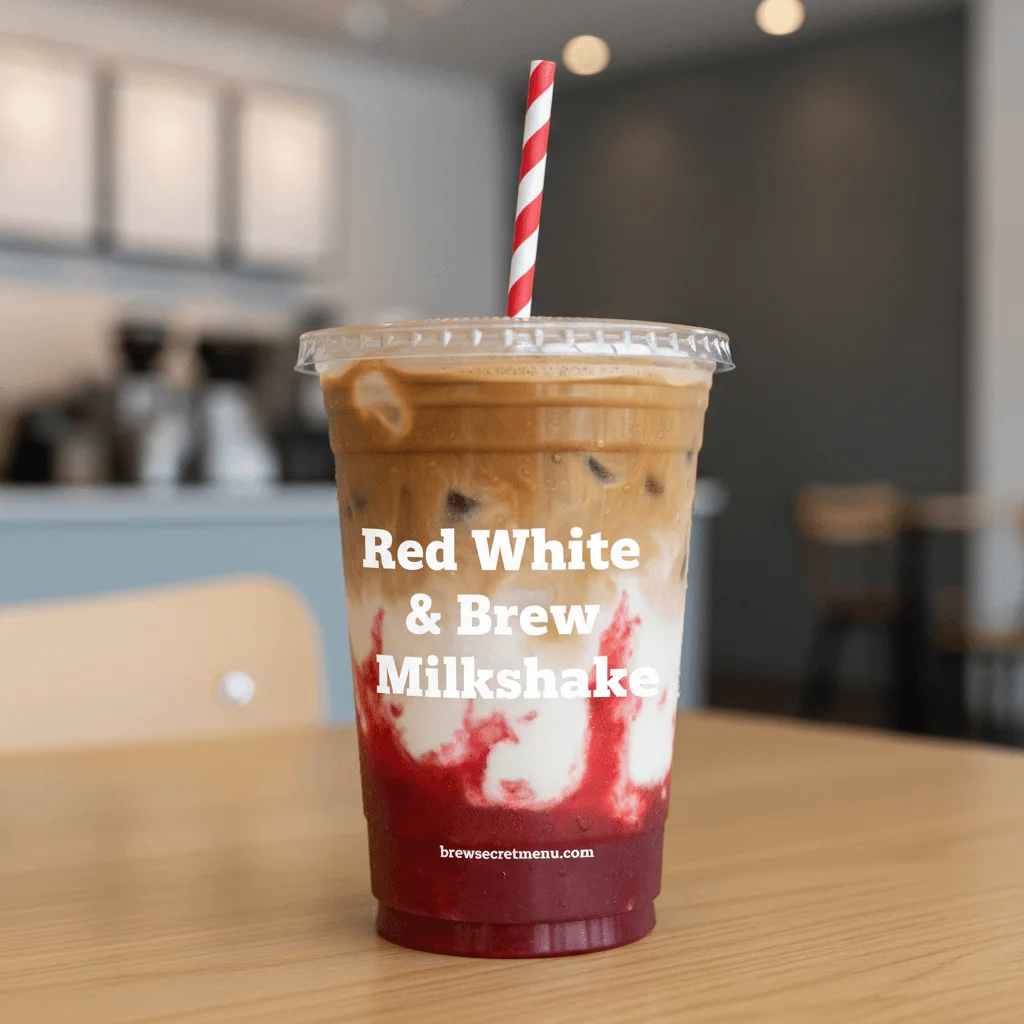 Red White & Brew Milkshake